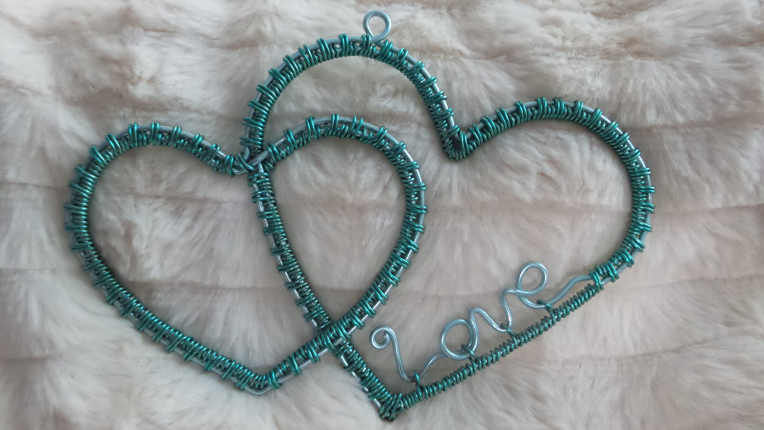 Double Hearts Ornament