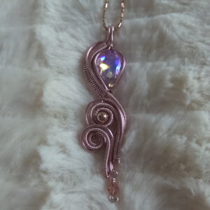 Pink Swirls Pendant