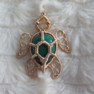 Green Turtle Pendant
