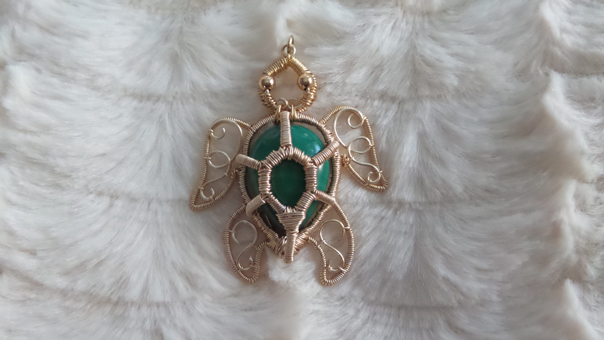 Green Turtle Pendant