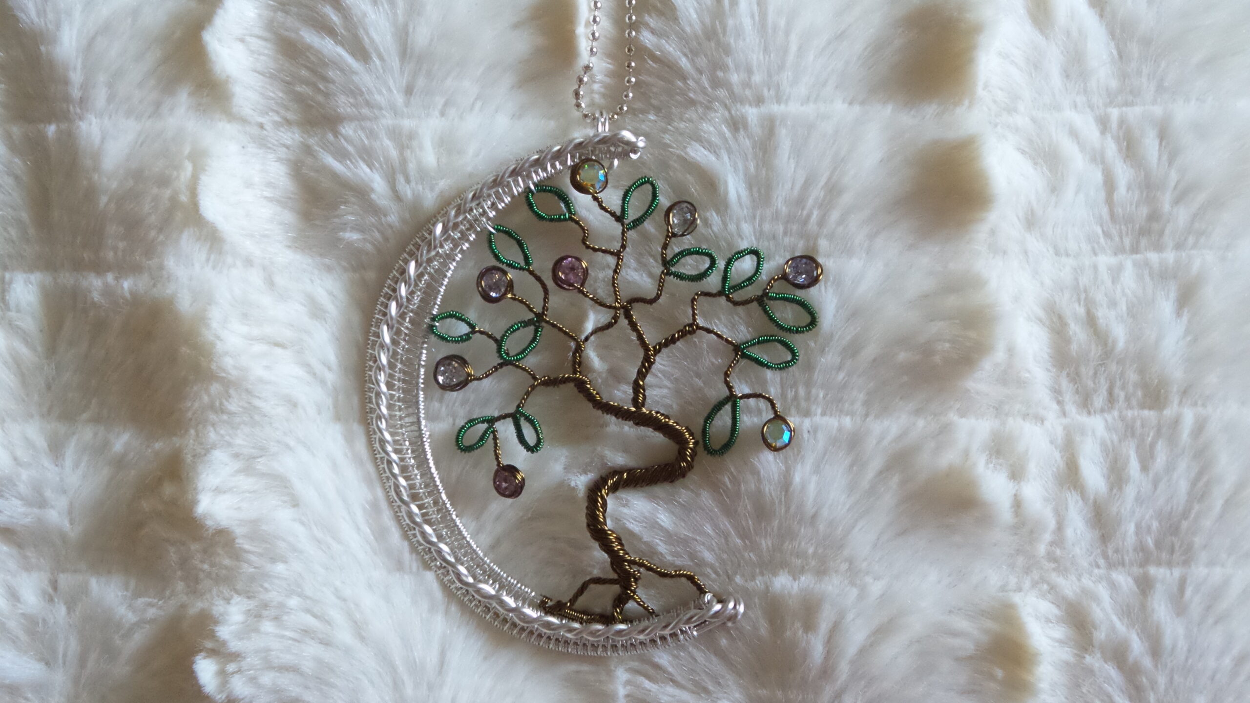 Crescent Moon Tree of Life Ornament